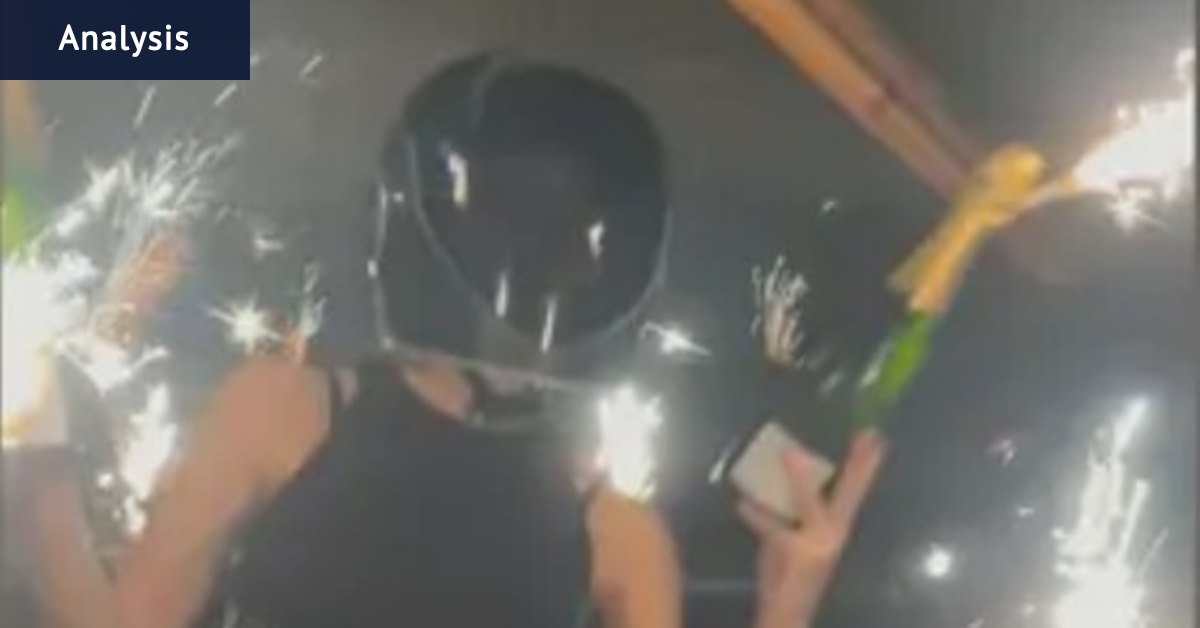 The moment of danger that brought horror to young revellers