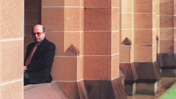 Former Sydney University lecturer Andrew Riemer, pictured in 1998.