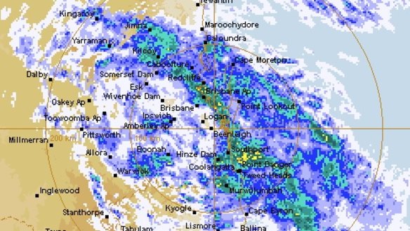 SEQ cops all-day drenching while western rivers see highest peaks in 10 ...