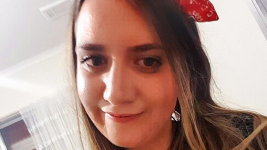 Courtney Herron, 25, was found dead in Parkville at 9.15am on Saturday.