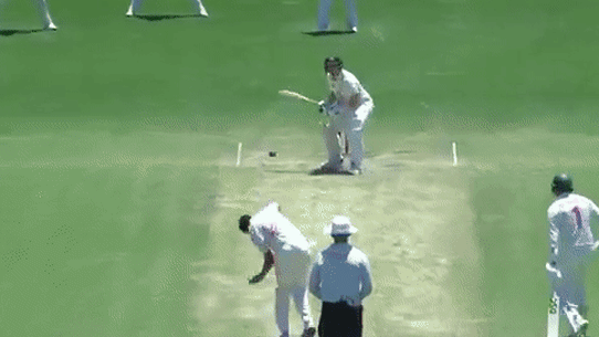 Steve Smith is caught one run short of joining Test cricket’s 10,000-run club.