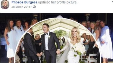 Phoebe Burgess Telling Social Media Clue To Marriage Split