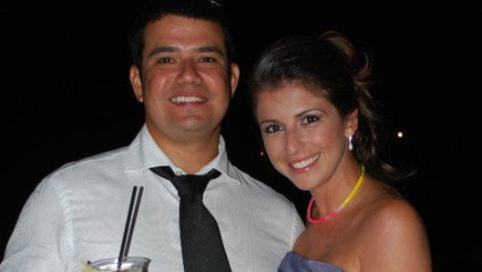 Cecilia Haddad and Felipe Torres in 2011. 