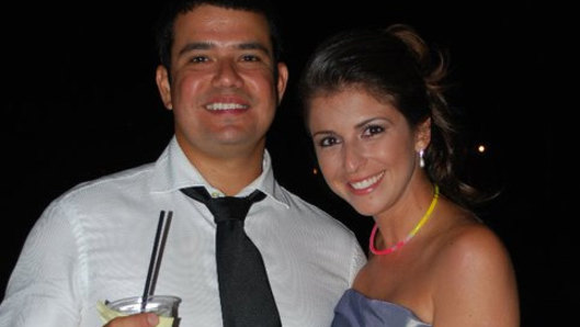 Cecilia Haddad and Felipe Torres in 2011. 