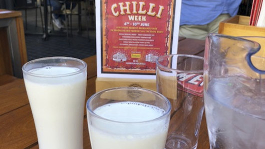 Make sure milk is your friend if you visit the breweries for a chilli hit.