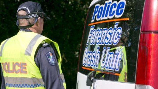 Police are investigating a fiery crash on the Gold Coast.