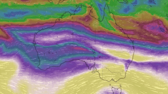 The jet stream winds for 2-10am Monday September 2.