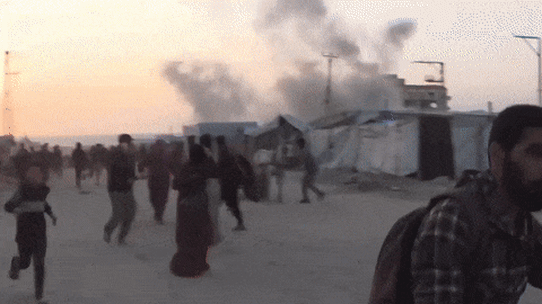 Gaza aid GIF