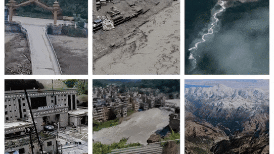 The destruction in Nepal