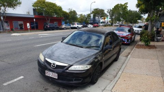 Anyone who may have seen this vehicle is urged to contact police, in relation to a shooting north of Brisbane.