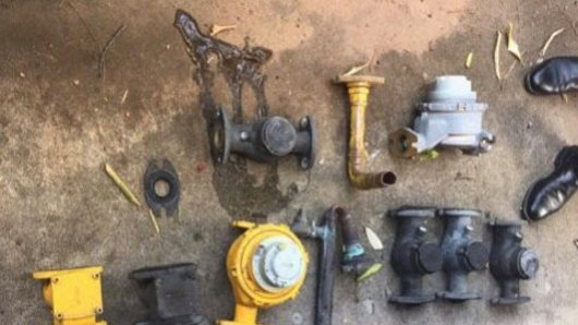More than 100 water meters had allegedly been stolen and sold for scrap metal in two years.