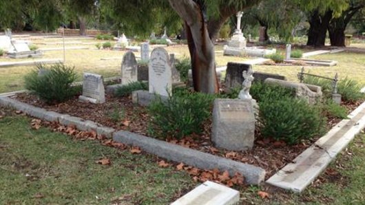 Mr Edwards is alleged to have raped a teenager at Karrakatta Cemetery in 1995.