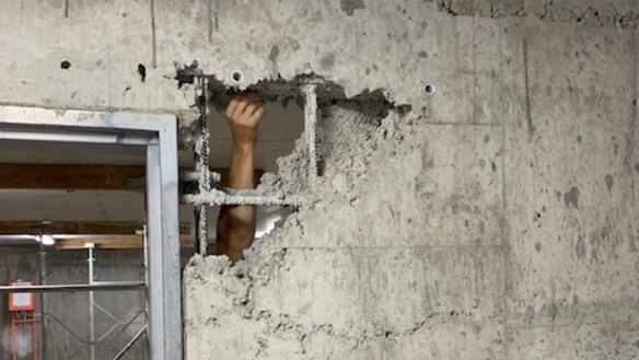 Serious structural defects were found in the six-storey apartment project on Liverpool Road in Strathfield.