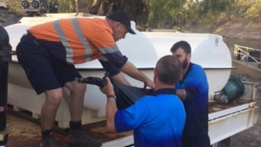 Relocating fish was generally not a preferred solution but an exception was made on this occasion.