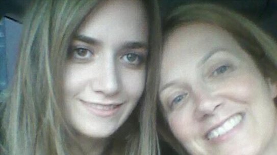 Courtney Herron with her mother, Metaxia or Maxie. 