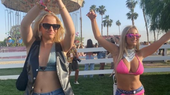 EMMA PILLS launched their festival collection at Revolve Festival last week.