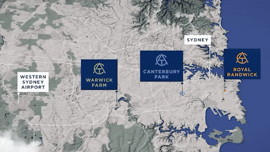 The Australia Turf Club have revised its plans for a western Sydney mini-city.