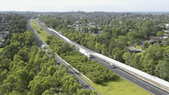 Aerial view of the M7.