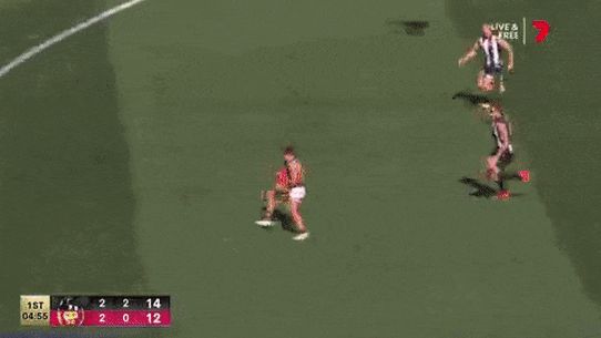 Zac Bailey’s first-quarter goal lit up the AFL grand final.