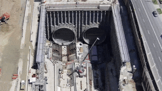  The North East Link project.