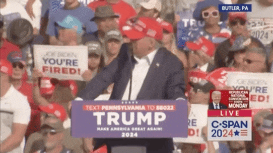 Trump rally shooting GIF.