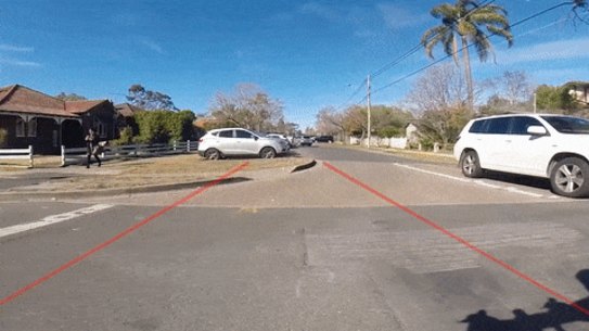 Cyclist’s near misses with cars.