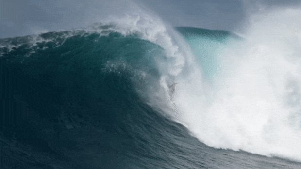 Riding the world’s biggest waves, without a surfboard