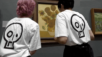 After throwing soup at Van Gogh and painting Stonehenge, agents of chaos say they’re done