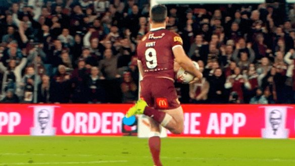 Ben Hunt scored the series-securing try.