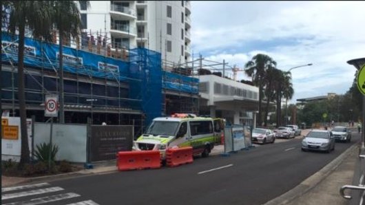 A 56-year-old man has died in a workplace accident on the Sunshine Coast. 