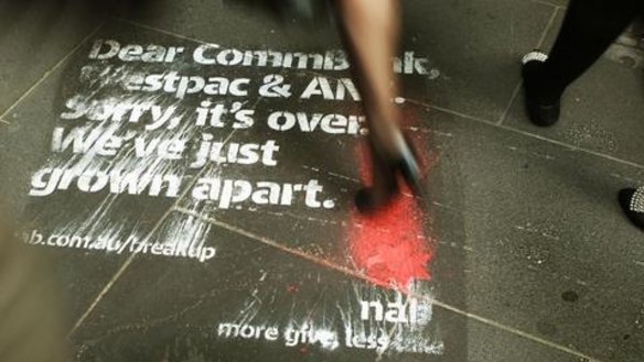 NAB's 'break up' advertising campaign.