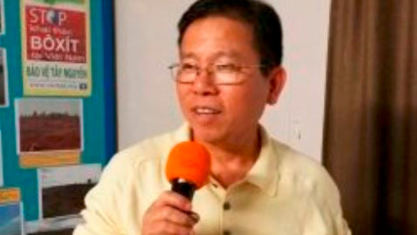 A court in Vietnam sentenced a 70-year-old Vietnamese-Australian man Chau Van Kham to 12 years in prison after finding him guilty of "terrorism".