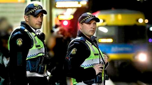 PSOs at Dandenong Station. 