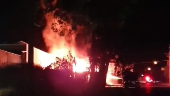 Five fire crews battled the blaze in Clontarf.