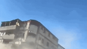 An earthquake hits Colombia.