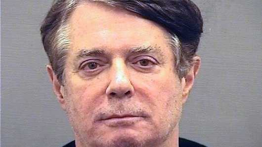Paul Manafort after being booked in July 2018. 