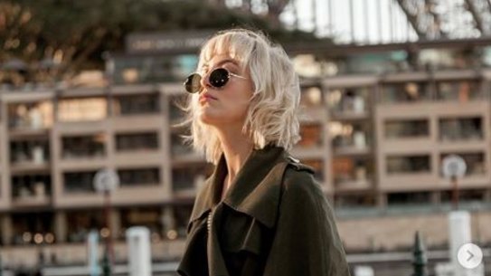 Violet Atkinson. For Fashion Week influencer story. May 15, 2019