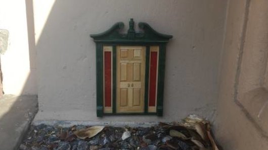 Another of the tiny doors.