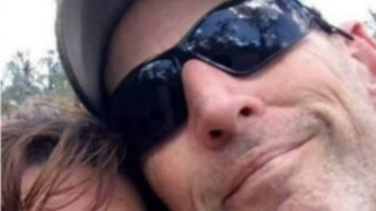 Alan Dare, who lived close to the Train property in Wieambilla, pictured with his wife Kerry.