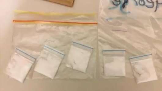 Police seized the drugs on Friday.