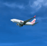 A Virgin Australia flight in action.