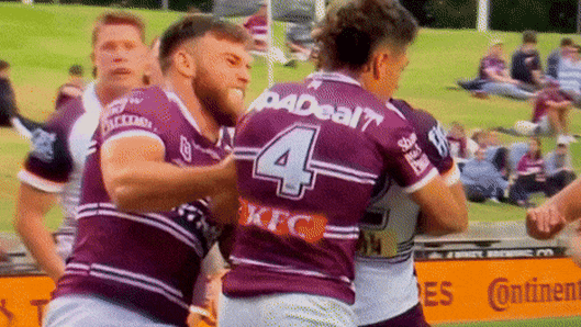 Ethan O’Neill is poked in the eye on Saturday