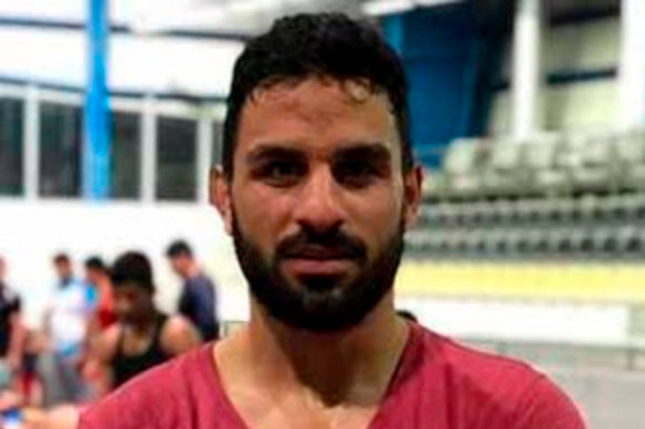 Greco-Roman wrestler Navid Afkari, who was executed in an Iranian prison.