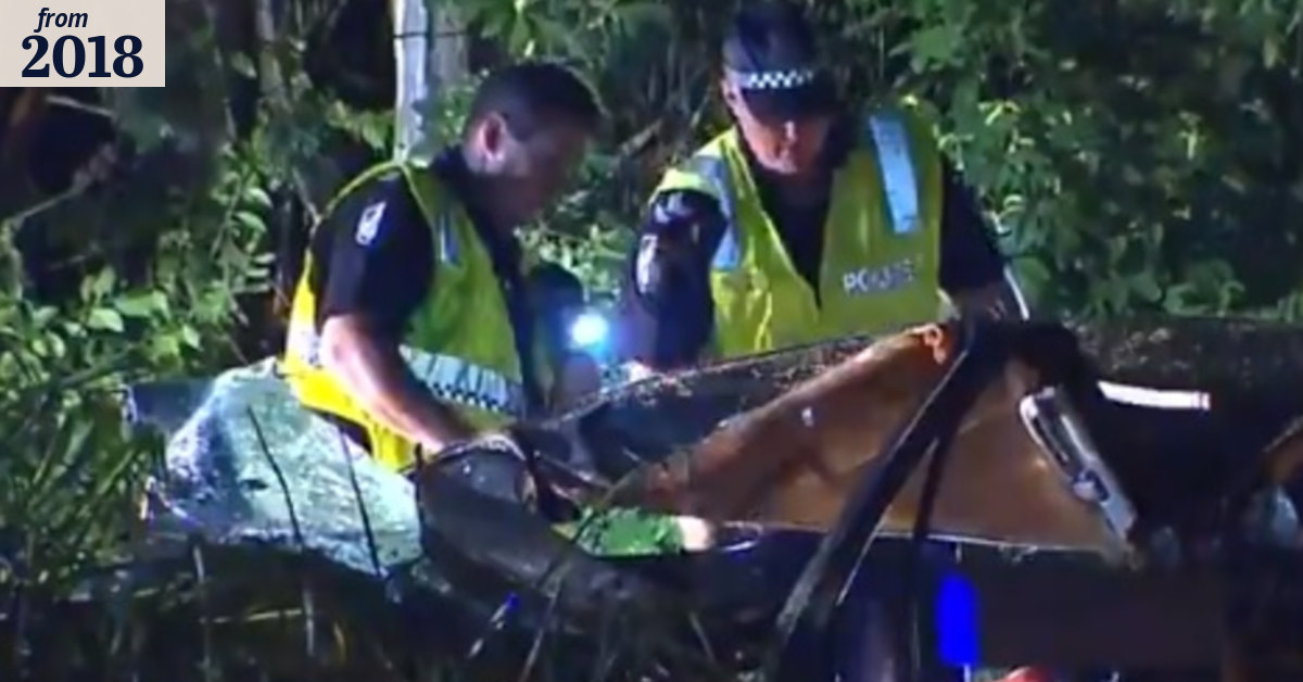 Man dead, two critical after car hits tree north of Brisbane