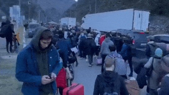 The Russia-Georgia border.