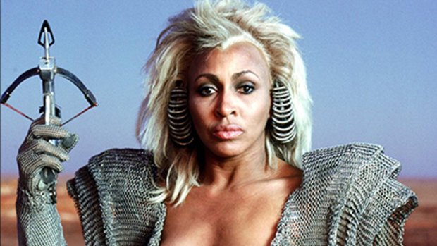 “You needed to have seen a lot of rough times and you weren’t diminished by it”: Tina Turner in Mad Max Beyond Thunderdome.