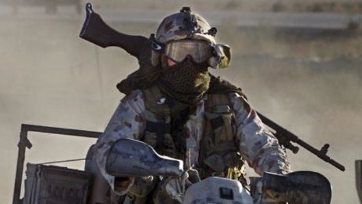 An SAS soldier.
