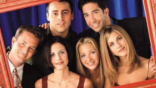 The cast of Friends in their heyday.