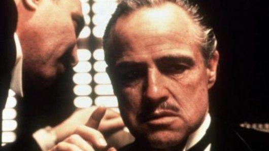Masterpiece: Marlon Brando in The Godfather.