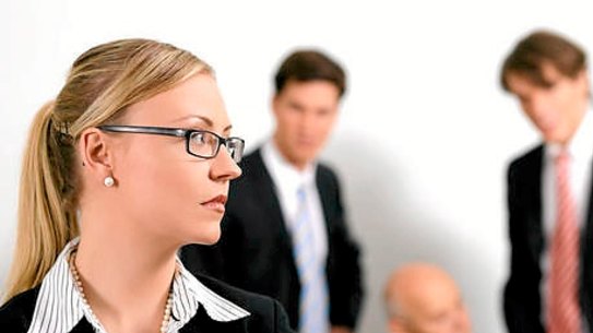 Business Person, Boss office politics bullies workplace, Women, Businesswoman, Thumb, Thumbs Up, Teamwork, Team, Meeting, Group Of People, Office, Working, Occupation,  Business, People, Businessman, Partnership, Portrait, Job,  Bullying, Separation, Exclusion, Sadness, Depression  generic used in my career smh 081004